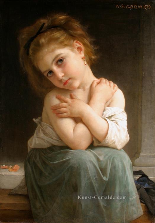La frileuse Chilly Mädchen 1879 Realismus William Adolphe Bouguereau Ölgemälde